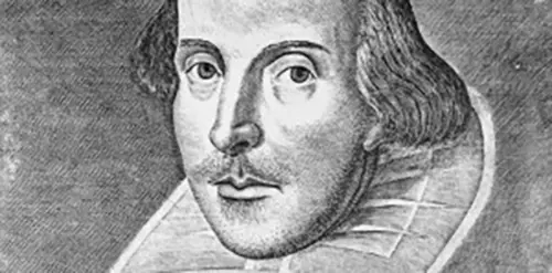 Shakespeares head in profile