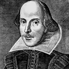 Shakespeares head in profile